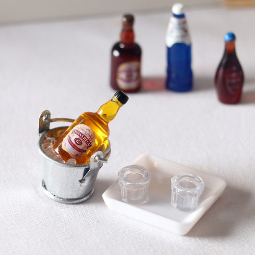 娃娃屋冰块酒瓶bjd道具微缩模型