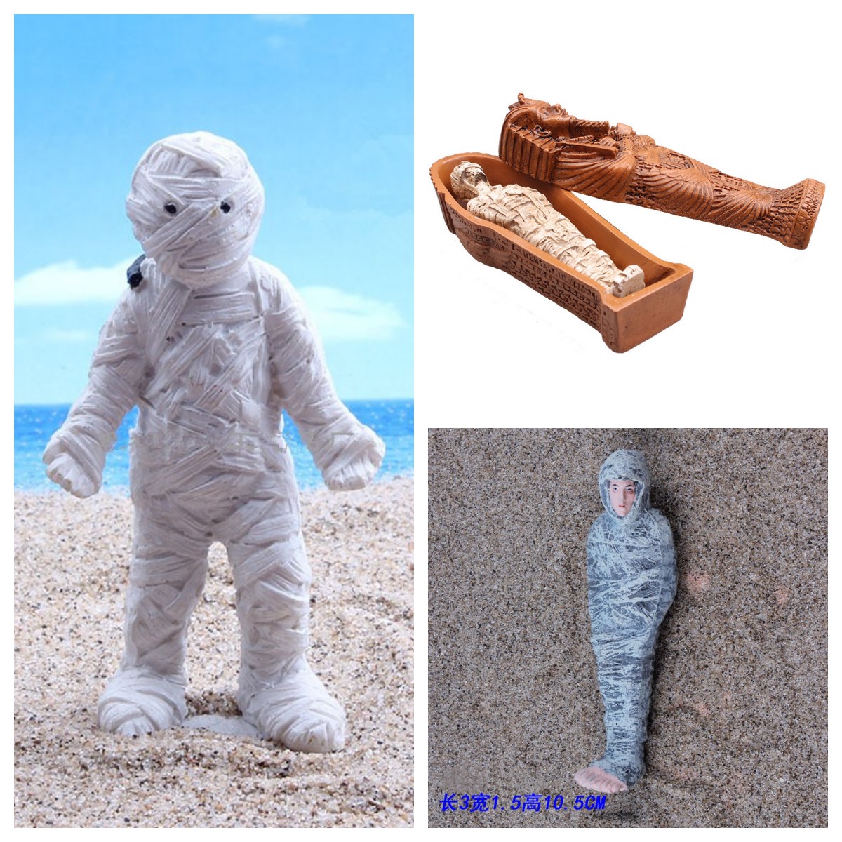 树脂埃及风桌面木乃伊
