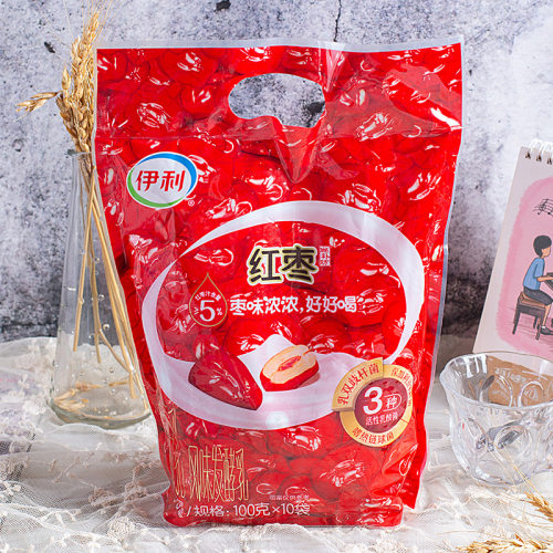 伊利红枣酸奶大包100g*20/10袋尚补坊酸牛奶风味发酵乳低温