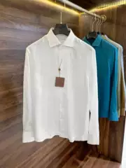 Ligentleman/Lp Version Old Money Style Summer Pure Linen Business Shirt Men's Casual Top Shirt