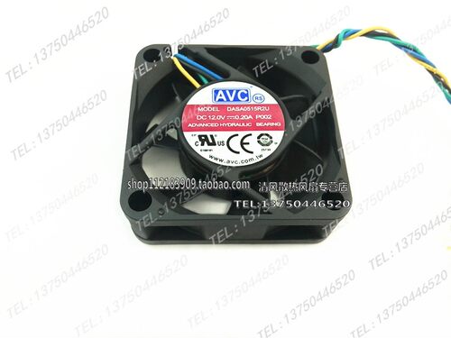 原装AVC DASA0515R2U 4515 12V 0.20A 4.5cm/厘米 4线PWM散热风扇