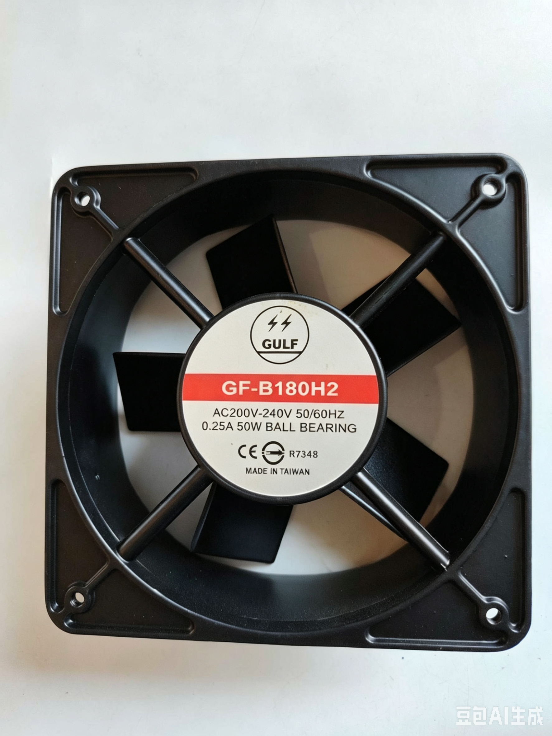 台湾GULF GF-B180H2 18065 AC220V 18CM/7寸机柜配电箱散热风扇