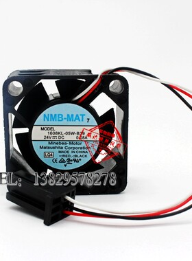 原装NMB 1608KL-05W-B39 24V 0.07A 4CM 4020 3线 FANUC系统风扇