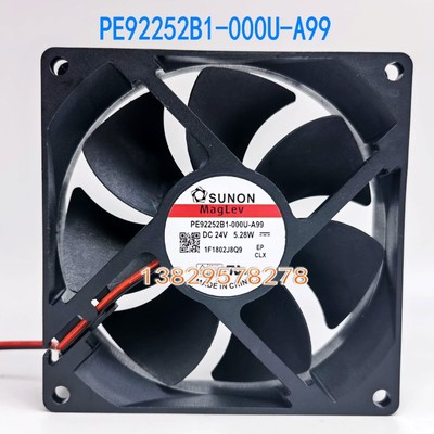 SUNON建准 PE92252B1-000C/000U-A99/G99 24V 5.28W 散热风扇