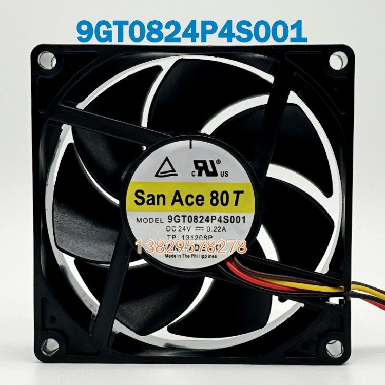 9GT0824P4S001 Sanyo 三洋 直流风扇 80x25 mm 6700r/min 24V现货