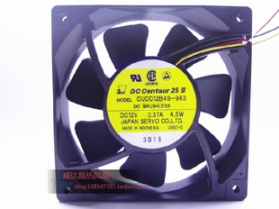 SERVO 12025 12V 0.37A 12CM 3线 机箱 静音 风扇 CUDC12B4S-983