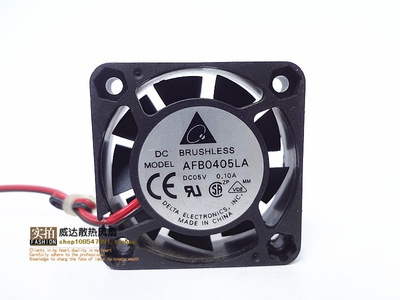 台达AFB0405LA 4010 5V 0.10A 4CM风扇 双滚珠 CPU 机箱散热风扇