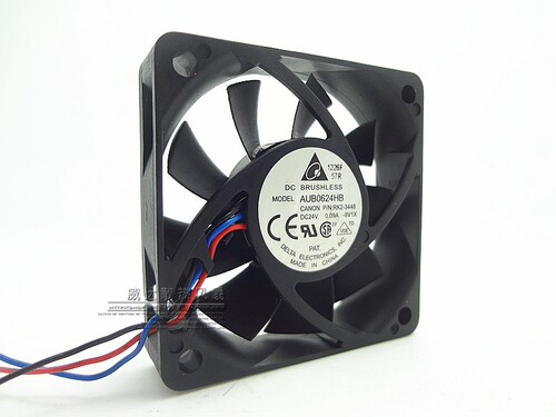 台达 AUB0624HB 6CM 6厘米 6015 24V 0.09A 3线 变频器 散热风扇 - 封面