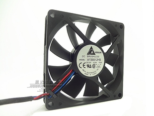 台达 AFB0812HB 8015 12V 0.20A 8CM 8厘米 服务器 CPU 机箱风扇