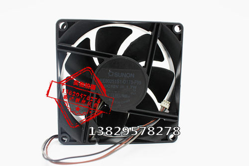 台湾 建准 EE80251S1-D170-F99 8025 12V 1.7W  投影机 散热风扇