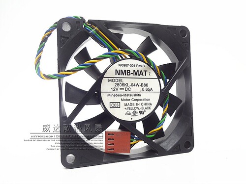 NMB 2806KL-04W-B89 7015 0.65A IBM服务器 大风量 温控 CPU风扇