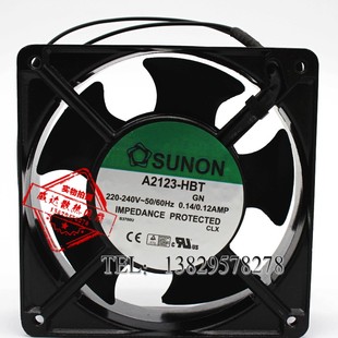 12038 HBT 220V 0.14A 机柜风扇 台湾建准SUNON 12厘米 A2123