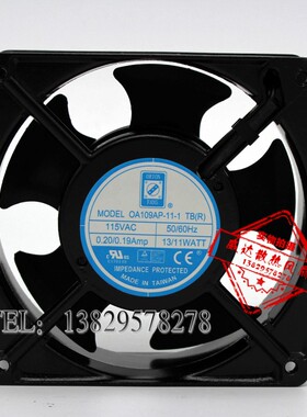 OA109AP-11-1 TB 全新原装Orion Fans 110/120VAC 12038 轴流风扇