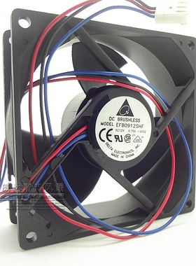 台达 EFB0912SHF 9032 12V 0.75A 9CM/厘米 3线 CPU机箱 电源风扇