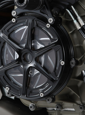 日本 AELLA DUCATI 杜卡迪 Panigale V4 透明离合器护盖外盖