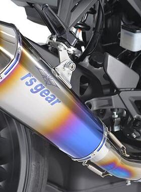 RS GEAR 适用HONDA本田 CB1000R 钛合金烧蓝中尾段排气管 火龙