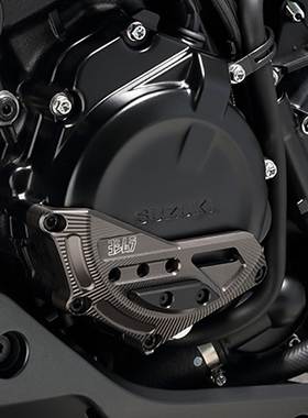 日本 YOSHIMURA 适用SUZUKI铃木 KATANA 左侧发动机防摔护盖 吉村
