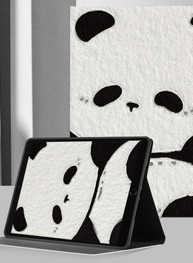 适用苹果17/18款 ipad 9.7寸全包围平板电脑套20款ipadpro11寸动漫保护壳iPad2/3/4大熊猫外壳