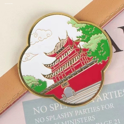 冰箱贴黄鹤楼湖北省武汉博物馆冰箱贴文创岳阳楼金属旅游纪念礼品