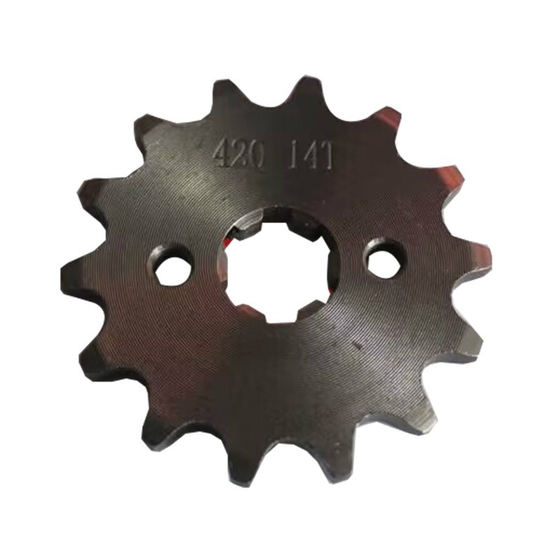 摩托车链盘428改装小齿13-14-15-16-17齿小链轮加大牙盘小飞齿轮