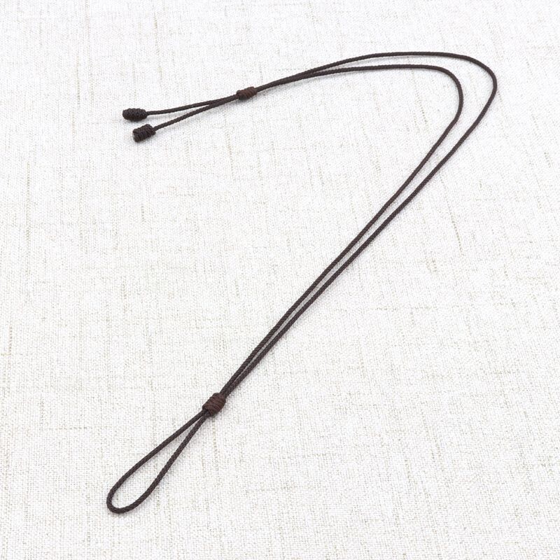 和田玉佩吊坠黑玛瑙项链挂绳编织绳子黄金翡翠玉坠平安扣男女挂件