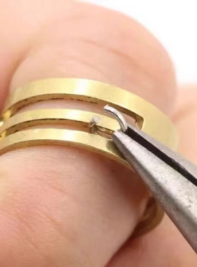 钛钢开口圈工具diy饰品配件指环开环助力戒指手工制作开合器挂圈