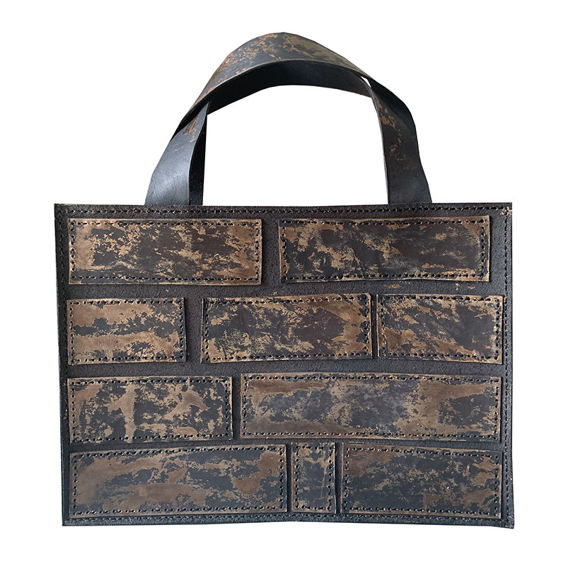 设计师原创手工包 男包 复古拼接牛皮包 耐用斜挎包 高品质手提包