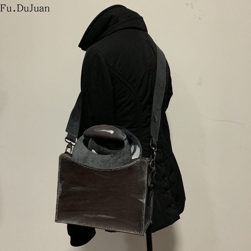 Fu.DuJuan设计师宽带单肩包