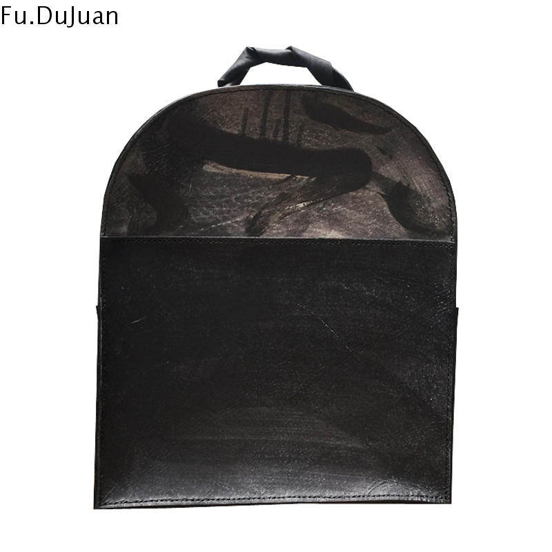 Fu.DuJuan设计师包 个性手提 有逼格 男士双肩包 牛皮手工原创包