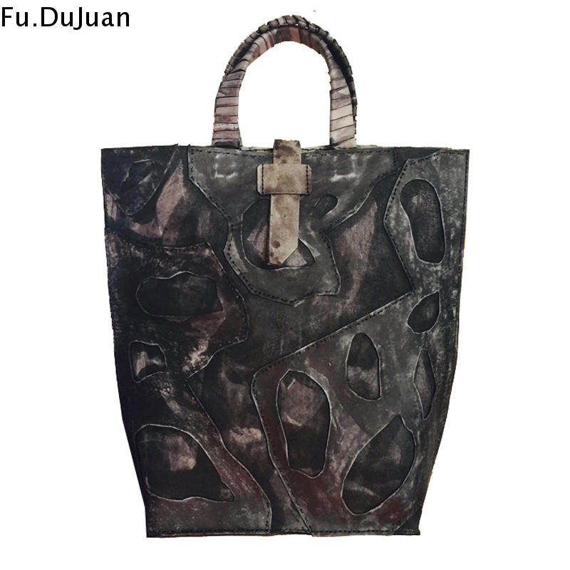 小众包 原创设计师 男包 双肩背包 手提包 哥特复古 手工 牛皮包