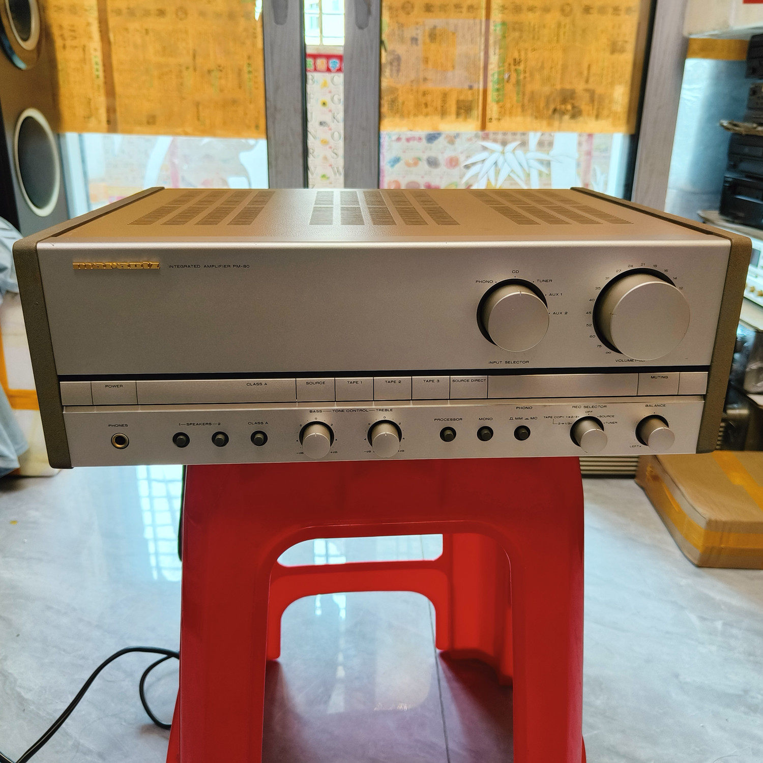 二手进口功放日本 马兰士PM80 纯功放机 HIFI音质高端发烧大功率