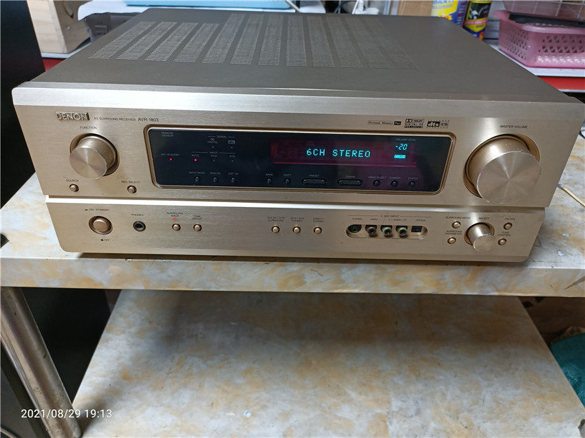 二手原装功放机发烧进口 天龙AVR-1803 光纤同轴DTS解码家用功放