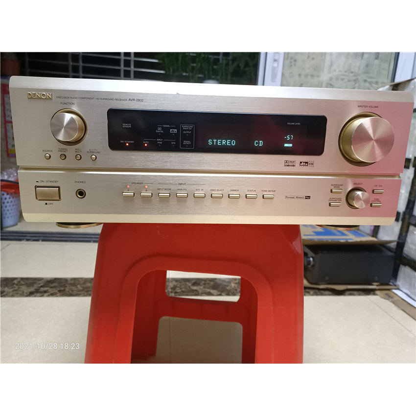 二手原装进口发烧高端功放机 天龙AVR-2802 AV功放家用6.1dts解码