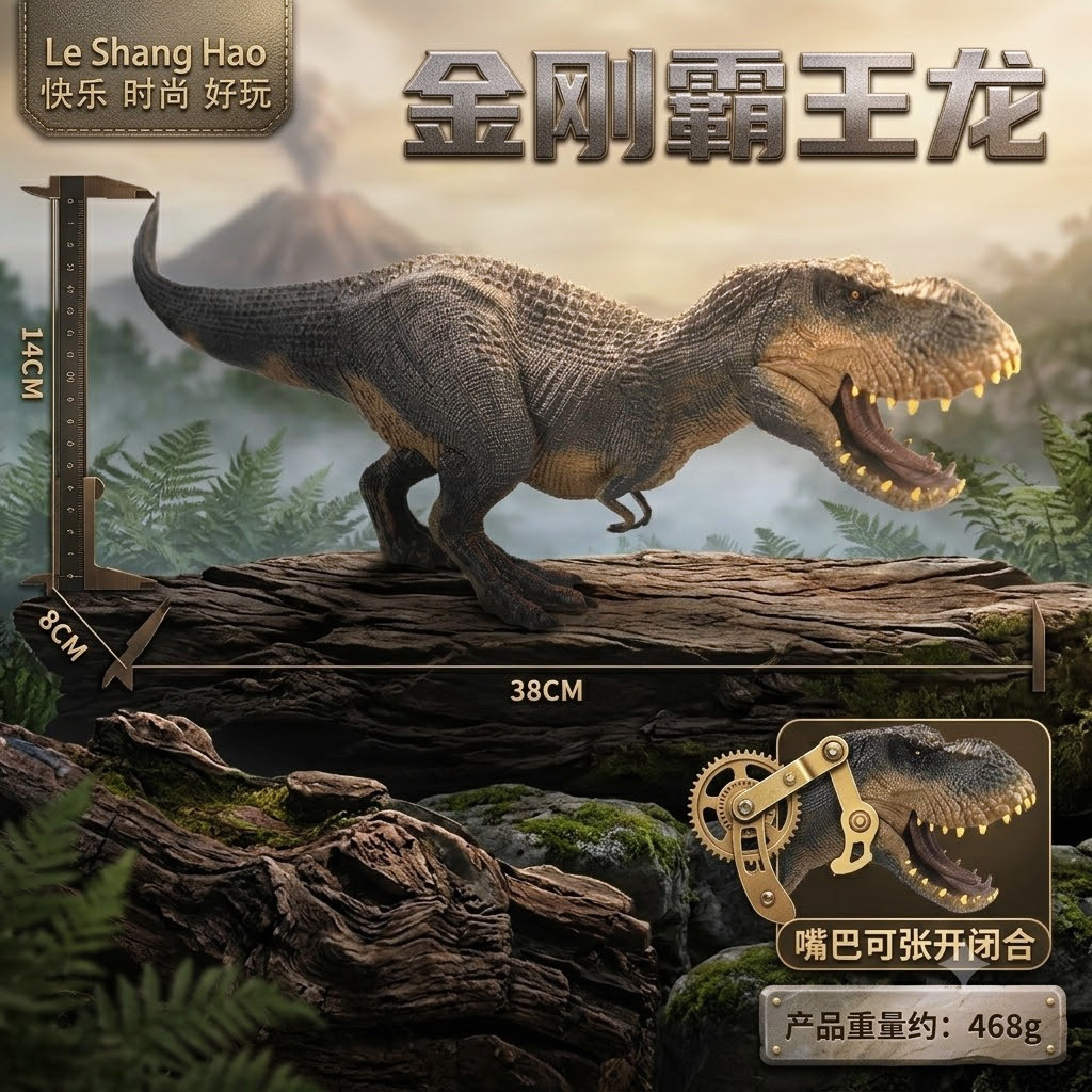 儿童侏罗纪蛇颈龙食恐龙玩具巨齿仿真/动物玩偶
