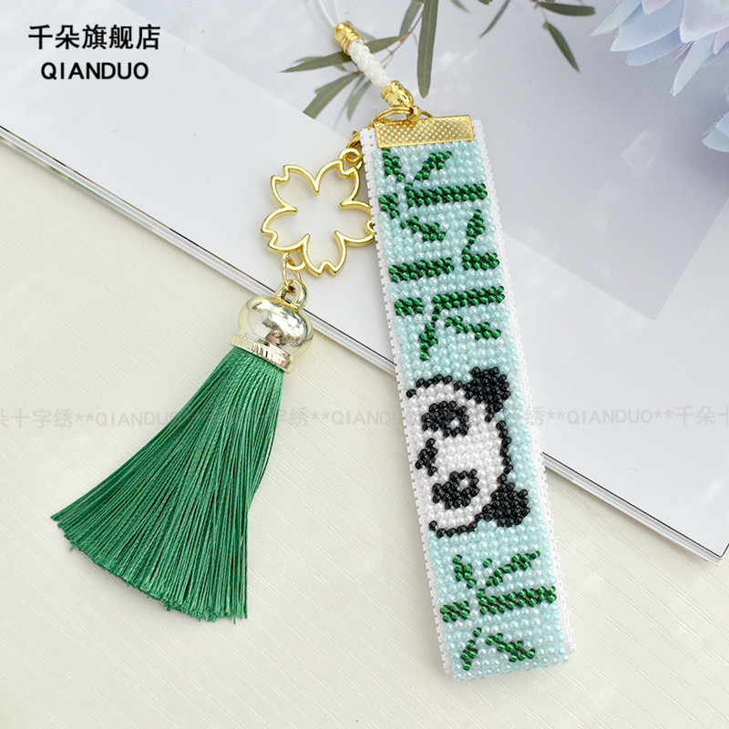 千朵珠繡手機繩禮物自己繡