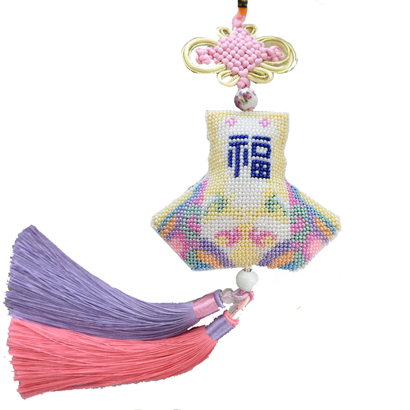 印花汽车古风十字绣