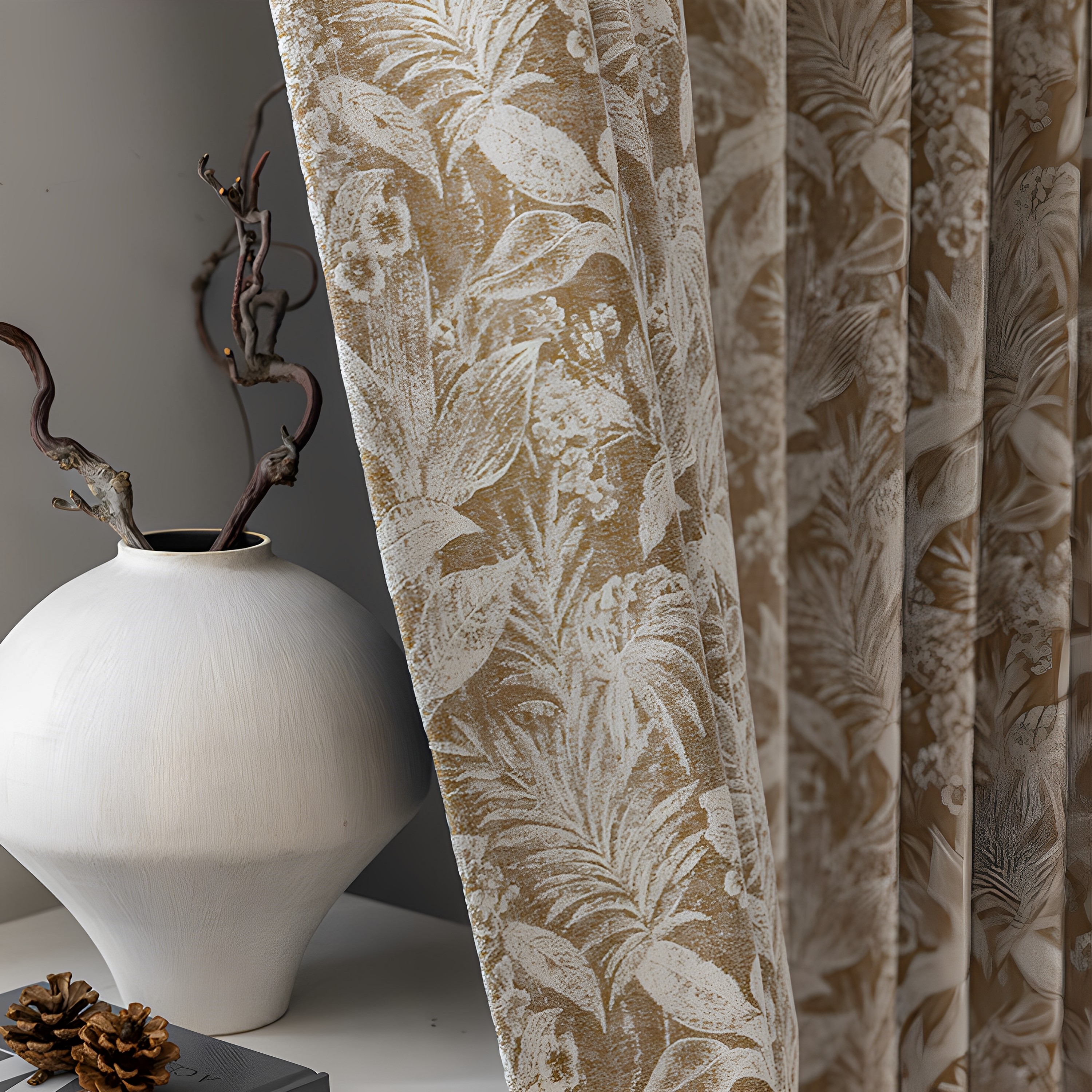 2025新款玫瑰雪尼尔法式窗帘卧室高级感客厅欧式复古遮光窗帘布,居家布艺,定制窗帘,淘宝优惠券,粉丝福利购,淘宝优惠卷