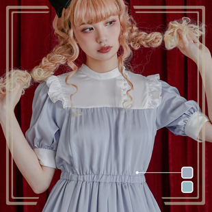 Dolly 古典vintage风格 Delly 迷途爱丽丝 珍珠长裙 原创设计 现货