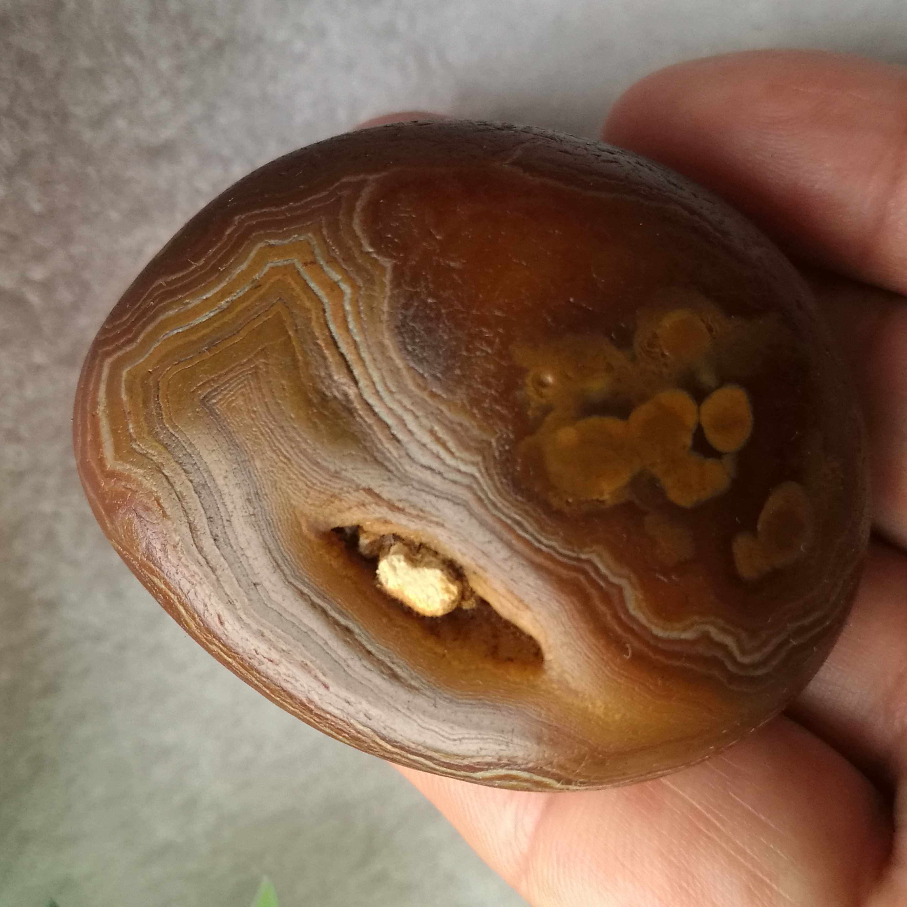 天然马岛玛瑙原石小摆件，花纹石中石 纯天然原汁原味 超低价