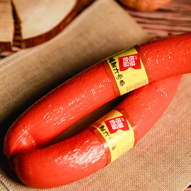 东北特产辽宁朝阳柏慧燕都新精制六号肠膜扭结6号肠550g2根包邮