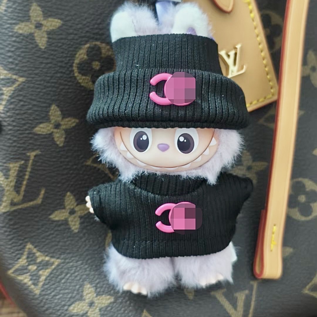 仅衣服Iabubu4.0娃衣迷你拉布布心动密码新款毛绒搪胶10cm娃衣服