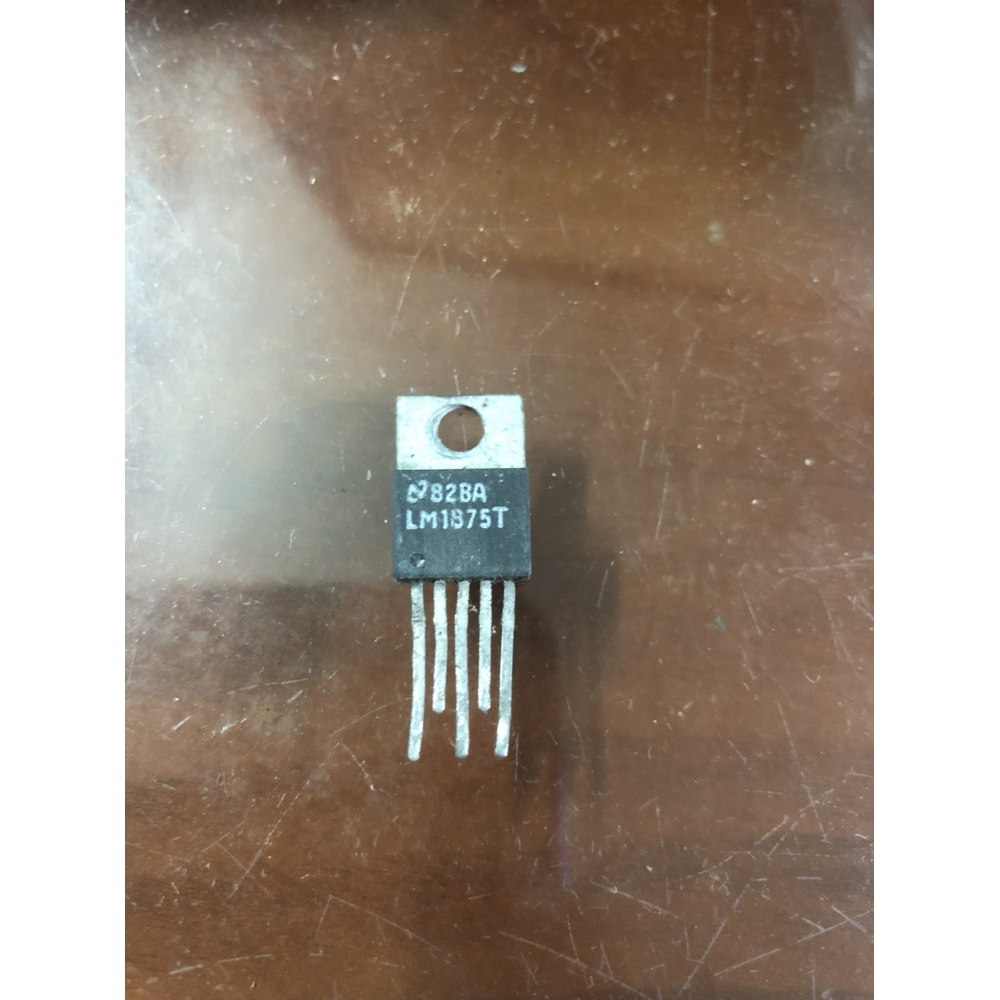 LM1875T国半/波浪形金丝芯片