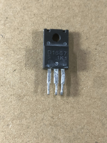 全新进口原装 D1667 2SD1667 TO-220F NPN三极管 5A 50V 质量保证