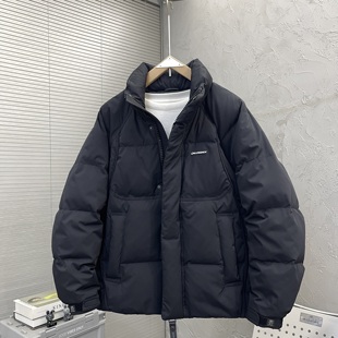 潮牌痞帅加厚保暖90白鸭绒面包服外套 立领羽绒服2025新款 冬季 男士
