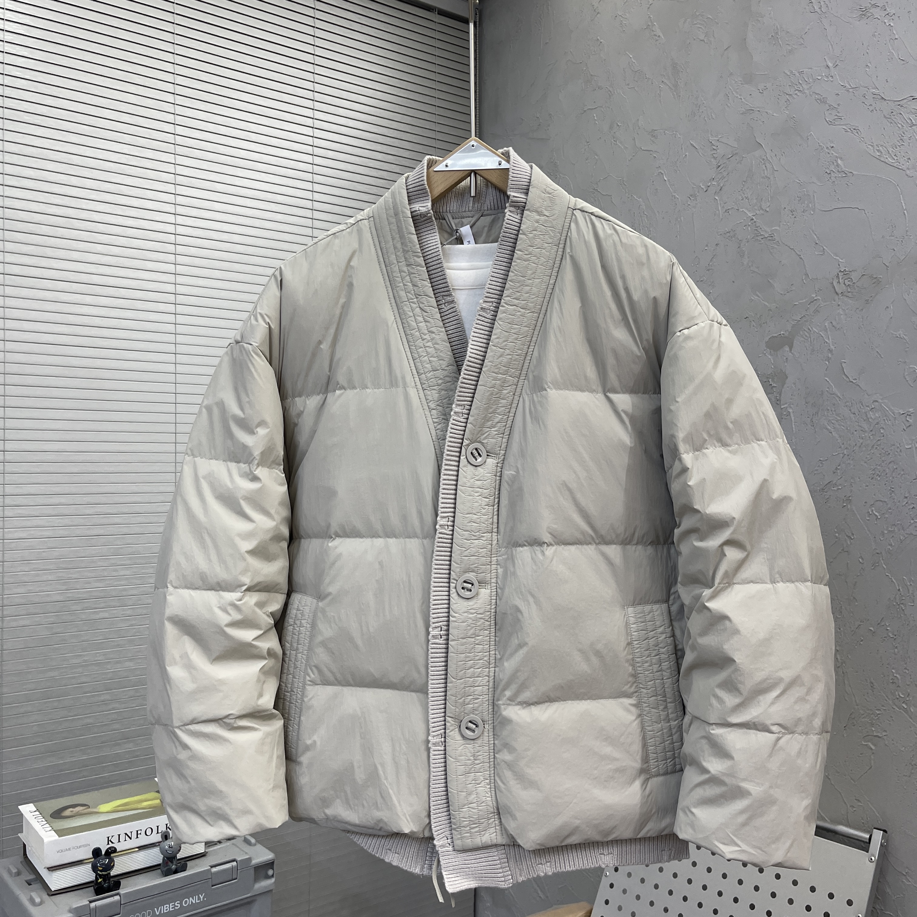 2025冬季新款潮牌拼接男士羽绒服韩版休闲个性痞帅90%白鸭绒外套