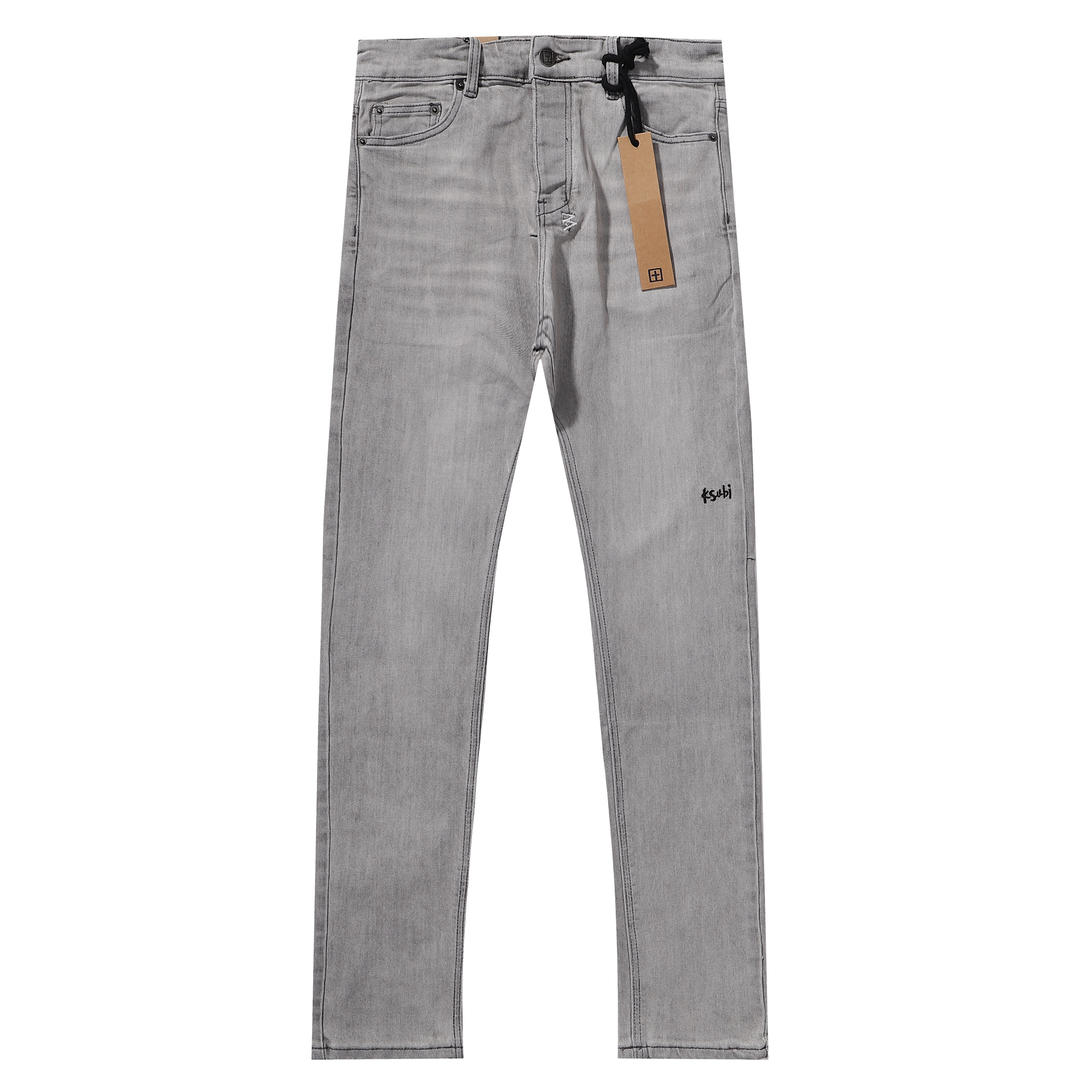 thumbnail for Ksubi Jeans Men's Euro American High Street Black High Street Jeans Men's Slim Fit Leggings