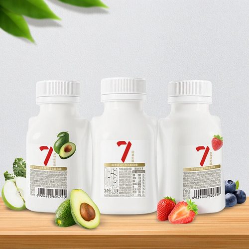 卡士酸奶AD钙益生菌原味220g*3瓶营养早餐牛油果青苹果羽衣甘蓝味