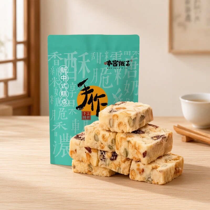 本宫饿了雪花酥原味120g袋装手工坚果点心下午茶休闲零食糕点小吃