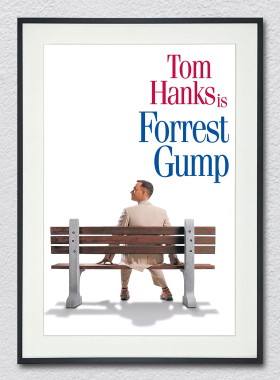 Forrest Gump阿甘正传电影海报挂画相框摆台客厅书房照片墙装饰画