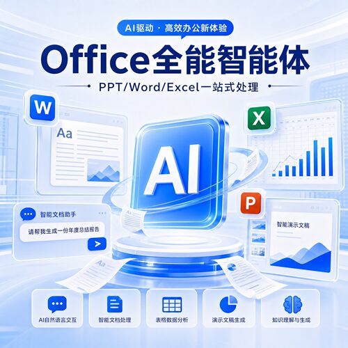 OfficeCLI办公处理智能体安装ppt/wordexcel自动化办公ai技能开发